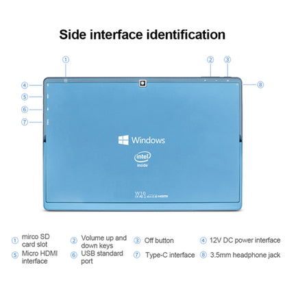 Windows 10 System, Intel Gemini Lake N4120 Quad Core up to 2.6GHz, without Keyboard & Stylus Pen, Support Dual Band WiFi & Bluetooth & TF Card & HDMI, US Plug, W10 without Keyboard & Stylus Pen