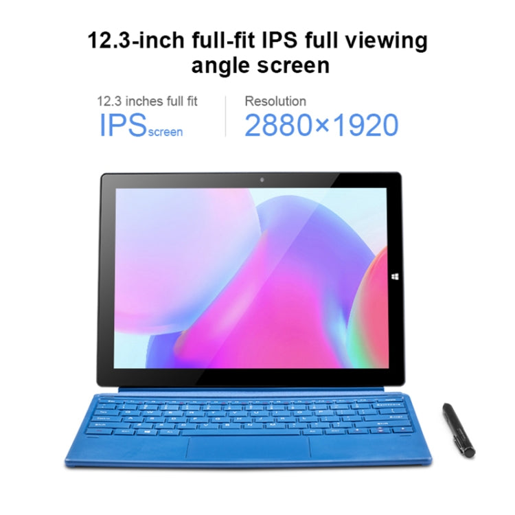 Windows 10 System, Qualcomm Snapdragon 850 Octa Core up to 2.96GHz, with Keyboard & Stylus Pen, Support Dual SIM & Dual Band WiFi & Bluetooth & GPS, US Plug, 8GB+256GB with Keyboard & Stylus Pen