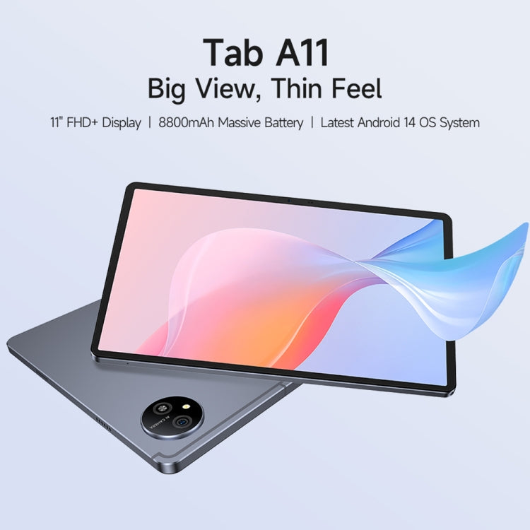 Ulefone Tab A11 Tablet PC, 4GB+128GB, 11 inch Android 14 Unisoc T620 Octa Core 4G Network, EU Plug, 4GB+128GB