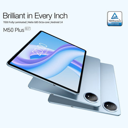 Teclast M50 Plus 4G LTE Tablet PC 10.1 inch, 6GB+128GB, Android 14 MediaTek Helio G85 Octa Core, Support Dual SIM, M50 Plus