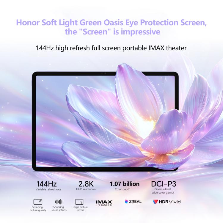 Honor Pad V9 WiFi Tablet PC, 11.5 inch 8GB+128GB MagicOS 9.0 Dimensity 8350 Ultra Octa Core, 8GB+128GB