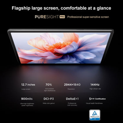 Lenovo YOGA Pad Pro AI 12.7 inch WiFi Tablet, 12GB+256GB, Android OS, Qualcomm Snapdragon 8 Gen3 Octa Core, 12GB+256GB