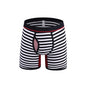 Striped Cotton Men Underwear Fat Guy Plus Long Boxer Underwear, XXXXL, XXXXXL, XXXXXXL