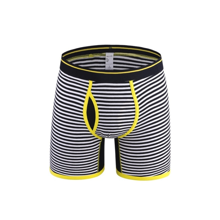 Striped Cotton Men Underwear Fat Guy Plus Long Boxer Underwear, XXXXL, XXXXXL, XXXXXXL