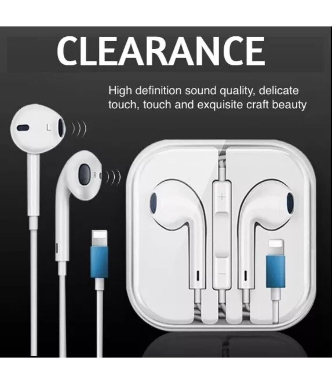 Wired Earphones Headphones Bluetooth For iPhone 14 Pro Max 13 12 11 Pro X XR 7 8