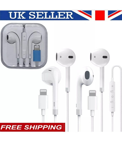 FOR APPLE Headphones EARPHONES Wired EARBUDS FOR iPhone 14 13 12 11 X XS MAX XR